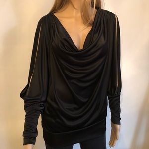 BCBGMAXAZRIA Slit Sleeve Shirt